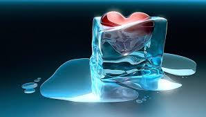 melting heart ice 3d wallpapers hd