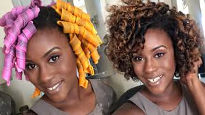 Pull the rest of your hair taut to straighten out the kinks and then wrap it around and up into a tight bun on the back of your head. How To Install Curlformers On Natural Hair Like A Pro Textured Talk