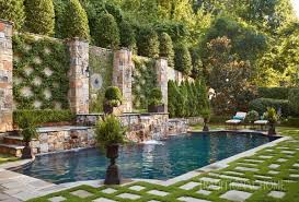 An English Garden In Alabama Pool Landscaping Outdoor Pool Decor Backyard Pool
