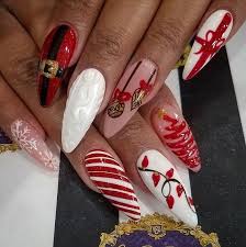 59 Christmas Nail Art Ideas For Early 2020 Christmas Nails Acrylic Christmas Nail Designs Holiday Nail Designs