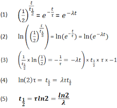 Inputting two activities at two different dates and/or times, the half life may be calculated. Half Life Calculator