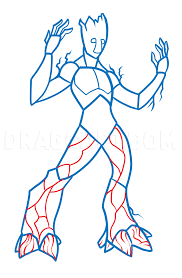 How To Draw Groot Guardians Of The Galaxy Step By Step Drawing Guide By Kingtutorial Dragoart Com Groot usually says just one thing step by step instruction: to draw groot guardians of the galaxy