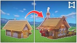 The homes in villages can be a good starting point or example for how to build a simple minecraft house. Pin On Minecraft Village Renovate Ideas