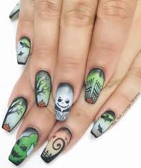 This nail design includes all that, then glams it up for a cute but sophisticated look! 50 Stunning Halloween Nail Art Designs 2019 Style Vp Page 32