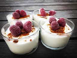 Verrines Mousse Fromage Blanc 0 Framboises Et Miettes De Speculos Fromage Blanc Recette A Base De Fromage Blanc Dessert Au Fromage Blanc