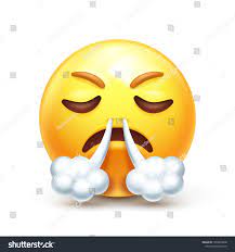 Steam Puffs Nose Emoji Angry Huffing Stock Vector (Royalty Free) 1994079038  | Shutterstock