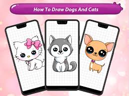Como Dibujar Perros Y Gatos For Android Apk Download Por eso al dibujar kawaii debes utilizar siempre trazos sencillos y simplificar al maximo los detalles. como dibujar perros y gatos for android