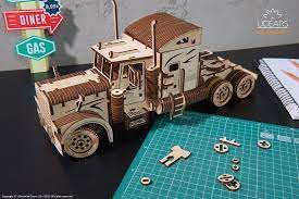 6 ugears heavy boy truck vm 03 you do not need to compare ugears models with lego says denis okhrimenko autho wooden puzzles wooden model kits mechanical model