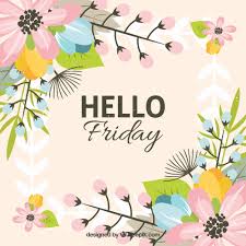 Free Vector | Beautiful hello friday background