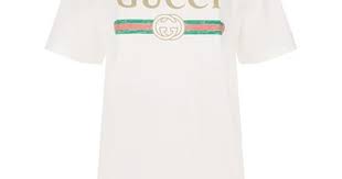 Gucci Women S Faded Logo Floral Embroidered T Shirt In White In 9234 Ivory Modesens Gucci T Shirt Women Embroidered Tshirt Womens Shirts