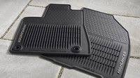 Highlander All Weather Floor Liners Black 3 Piece Set 2014 2019 Highlander Floor Liners Toyota Toyota Highlander