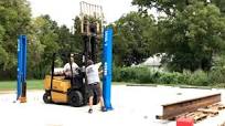 10,000lb 2 Post Lift Gantry Crane - New Machines - Heavy Machine Dolly