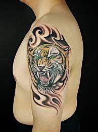 Awesome Tiger Tattoos Tribal Tiger Tattoo La Ink Tattoos Tiger Tattoo