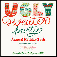 Check spelling or type a new query. Ugly Sweater Party Invitation Evite