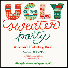 Ugly sweater christmas invitation printable ♥ you will receive a high resolution 4x6 or 5x7 size jpeg and 1 pdf file with two. Ugly Sweater Party Invitation Evite
