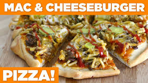 Bake 2 to 4 minutes longer, or until lightly browned. Mac And Cheeseburger Pizza Eat The Pizza