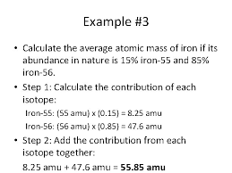 In the average atomic mass gizmo, use a mass spectrometer to separate an element into its isotopes. What Is An Average Atomic Mass