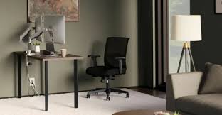 Easily adjust your desk height. Hon Coze Work From Home Desking Officechairsusa
