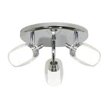 A ceiling mounted light fixture is primarily designed to provide general illumination. Bazz Accent 9 In W Chrome Frosted Glass Semi Flush Mount Light Lowes Com Ceiling Lights Semi Flush Mount Lighting Flush Mount Ceiling Lights