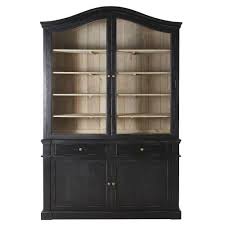 Vaisselier 4 Portes 2 Tiroirs En Manguier Massif Noir Maisons Du Monde Vaisselier Manguier Commode Tiroirs