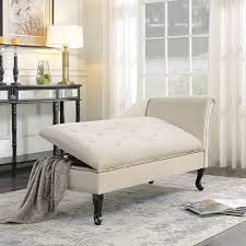 Belleze Nailhead Trim Velveteen Storage Chaise Lounge Chair Tufted Couch Fold Open Lid Beige Walmart Com In 2020 Lounge Chairs Living Room Living Room Chaise Storage Chaise Lounge