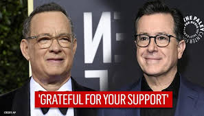I'm that actor in some of the movies you liked and some you didn't. Here S How Tom Hanks And Stephen Colbert Helped Revive A Struggling Book Store