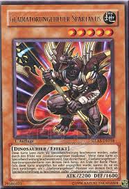 Testet das deck bei devpro / ygopro aus ! Gladiatorungeheuer Spartakus Yugioh Karte Gladiator Beast Spartacus Yugioh Card Gladiator S Assault Glas De018