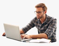 Choose from hundreds of free pc wallpapers. Male Student Using Laptop Guy On Computer Hd Png Download Kindpng