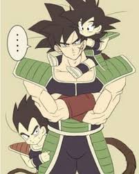 Aww You Guys Are So Cute Bardock Raditz Kakarotto Kakarot Goku Gine Fathers Dad Sons Cute Family Followus Followme Dragonball Dragonballminus D Dragon Ball Z
