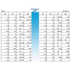 9 Size Chart Brooks Club Level Brands Brooks Size Chart