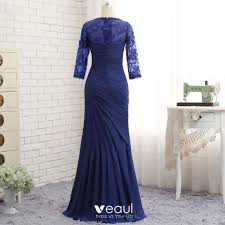 We have more mermaid wedding dresses than you'll be able to choose from. Vintage Retro Royal Blue Mother Of The Bride Dresses 2019 Lace Chiffon V Neck Appliques Beading