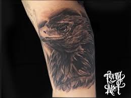 Golden Eagle Tattoo Bird Bird Of Prey Bird Tattoos Realism Black And Grey Tattoos By Tony Tapia Tattoonow