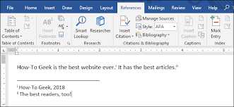 How To Use Footnotes And Endnotes In Microsoft Word