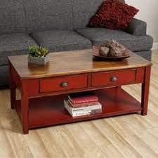 Vintage coffee table, paint to order, rectangle coffee table, custom painted, farm house, cottage, retro. 7 Red Coffee Tables Ideas Red Coffee Tables Redo Furniture Painted Coffee Tables