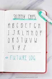 It comes with a full set of uppercase . Bullet Journal Fonts 14 Fonts For Bullet Journal You Need To Try