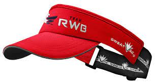 Red Visor Team Rwb Gear Sweatvac Performance Wear Team Rwb Triathlon Gear Rwb