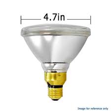Ge 75w 120v Par38 Floodlight Halogen Reveal Bulb Bulbamerica