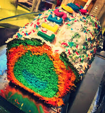 Ihr könnt auch verschieden farbige teigarten zu einem kuchen verbacken. Pin Auf Essen Mit Leni