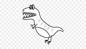 The description of how to draw cute dinosaur easily. White Dinosaurs Dinosaur Drawing Easy Free Transparent Png Clipart Images Download
