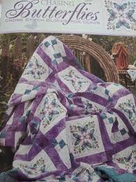 Simple to sew and great for adding interest and texture to your quilts. Cross Stitch Quilt Blocks Butterfly Designs Book For Counted Etsy Quilts Book Quilt Cross Stitch