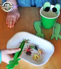 Get this frog themed activity bundle today! Ivy Kids Monthly Activity Kits For Kids Frog Activities Frogs Preschool Preschool Activities