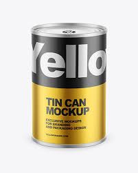 17 Olive Oil Matte Tin Can Cap Front View Potoshop