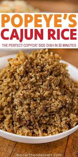 Popeye S Cajun Rice Recipe Copycat Dinner Then Dessert Cajun Rice Cajun Rice Recipe Recipes