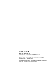 Raportarea contabila semestriala si inregistrarea in contabilitate. Https Investitori Teraplast Ro Wp Content Uploads 2020 04 Teraplast Sa Fs Cosolidated Ifrs Ro Iunie 2019 Pdf
