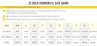 z2 gold zoomers short blade swim fins swimshop2u com