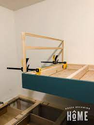 See more ideas about bed rails, bunks, bunk bed rail. Attaching Diy Bunk Bed Guard Rail To End House Becoming Home