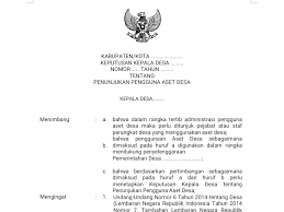 Check spelling or type a new query. Teranyar Contoh Sk Penghapusan Aset Milik Desa Dalam Format Ms Word Media Brita Rakyat