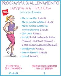 Programma Di Camminata Attiva Da Fare Casa Melarossa Programma Di Camminata Consigli Allenamento Esercizi Di Attivita Fisica
