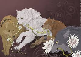 wolf s rain lunar flowers by akreon on deviantart wolf s rain anime wolf rain art