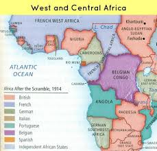 This map shows the european possessions of the cape colony natal and orange river free state and the native african. World History For Upsc Scramble For Africa S Colonization